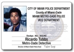 Miami Vice Tubbs Badge HALLOWEEN Costume Accessory